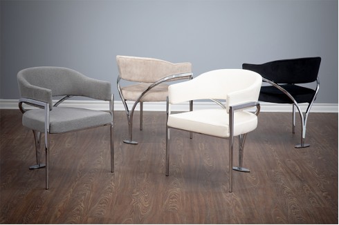 Magnum Silver Accent Chair