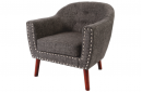 Rose Grey-Velv Accent Chair