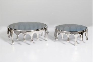 Nickel Tear Drop Cake Set