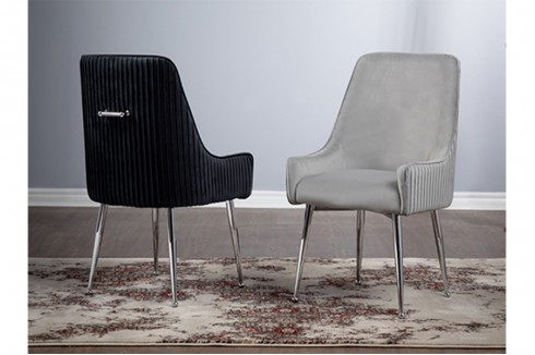 Hailey Silver Dining Chair Hailey Silver Dining Chair
