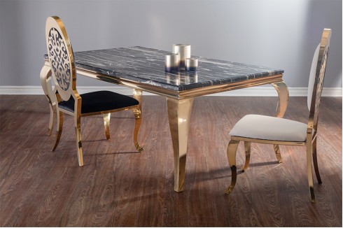 Gold Tusk Marble Dining Table Gold Tusk Marble Dining Table
