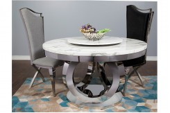 Round Silver Sultana Dining Table Round Silver Sultana Dining Table
