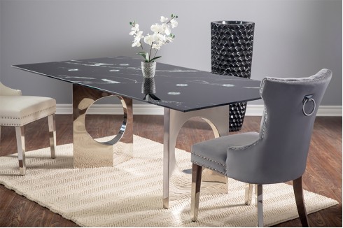 Silver Brighten Dining Table Silver Brighten Dining Table