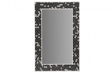 Checkers Inlay Wall Mirror